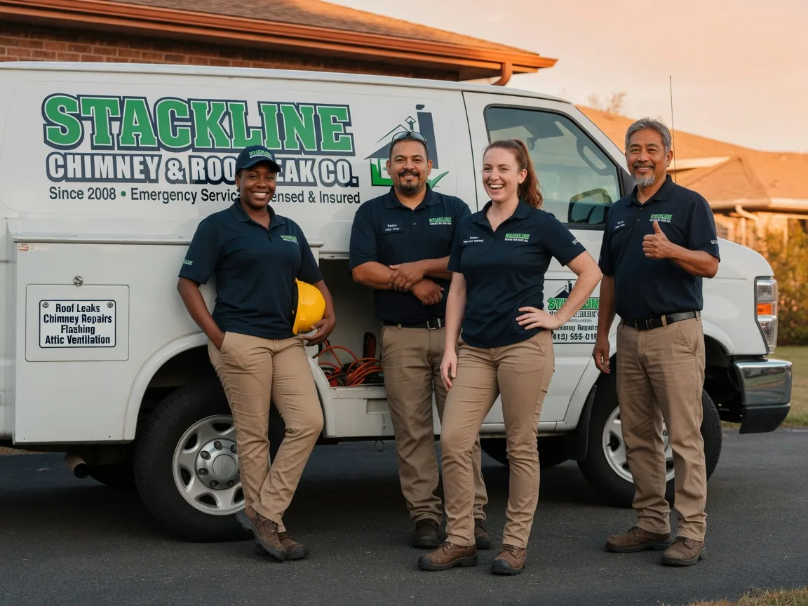 Chimney flashing repair company in Easton, MA